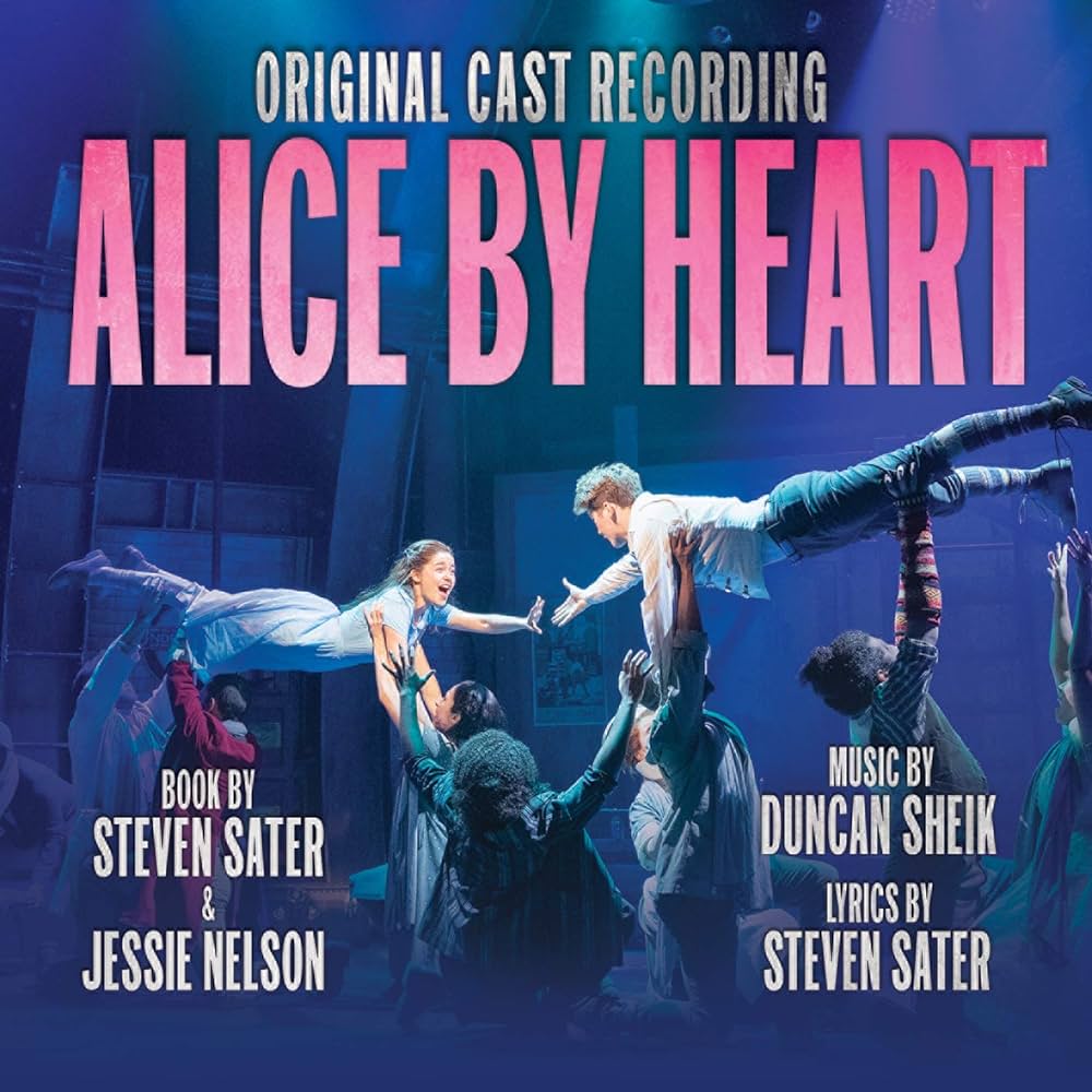 Alice By Heart cast album cover art with image of cast