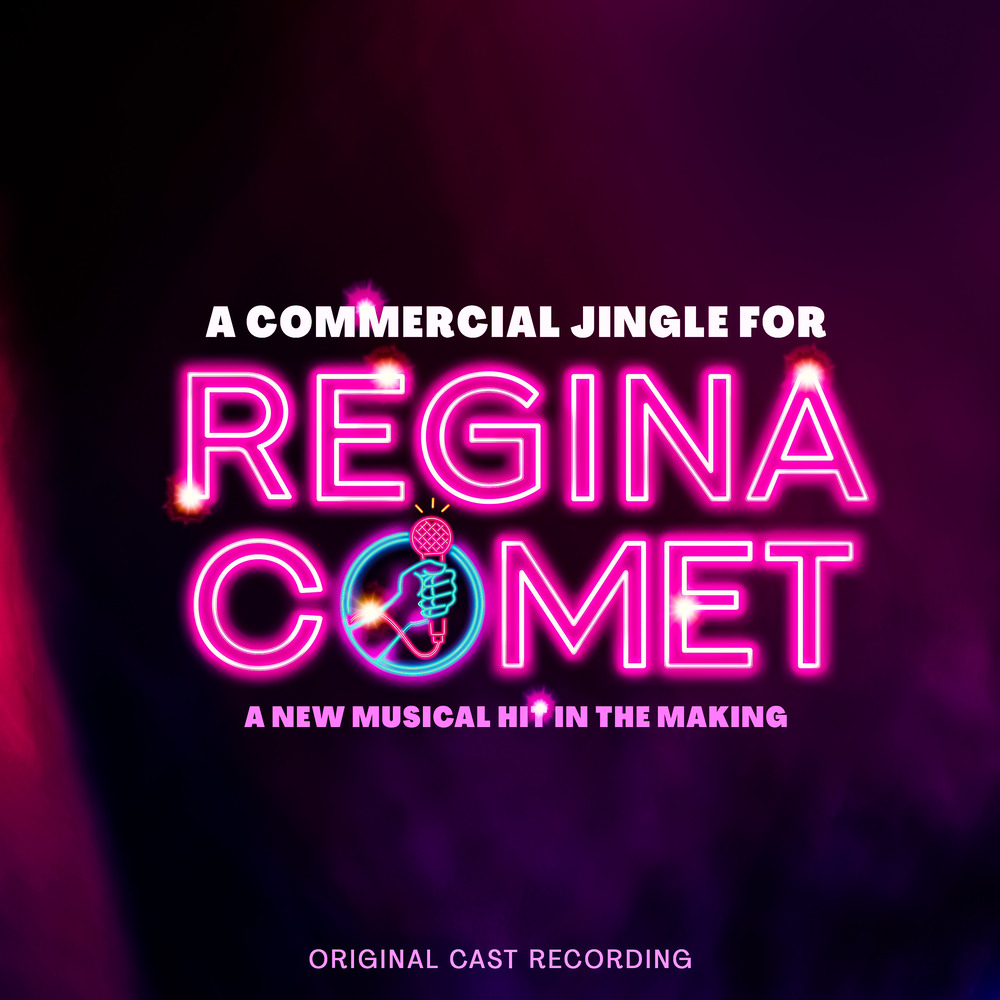 Image of pink text in a neon form of the show title: Regina Comet